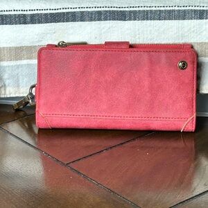 Chic Pink Wallet / Phone Case